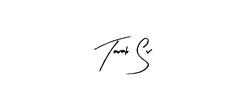 How to Draw Tarak Sv signature style? Arty Signature is a latest design signature styles for name Tarak Sv. Tarak Sv signature style 8 images and pictures png