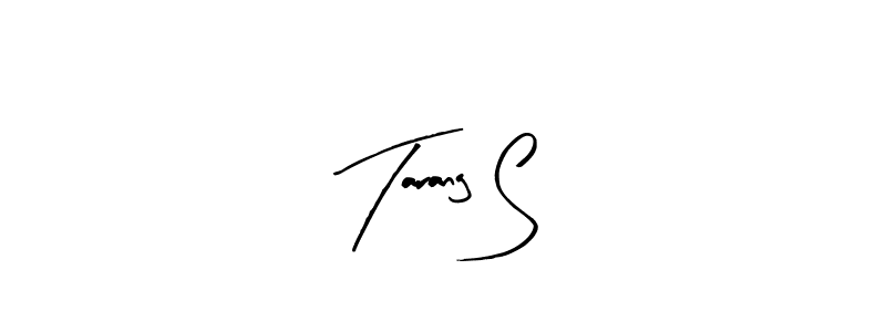 Tarang S stylish signature style. Best Handwritten Sign (Arty Signature) for my name. Handwritten Signature Collection Ideas for my name Tarang S. Tarang S signature style 8 images and pictures png