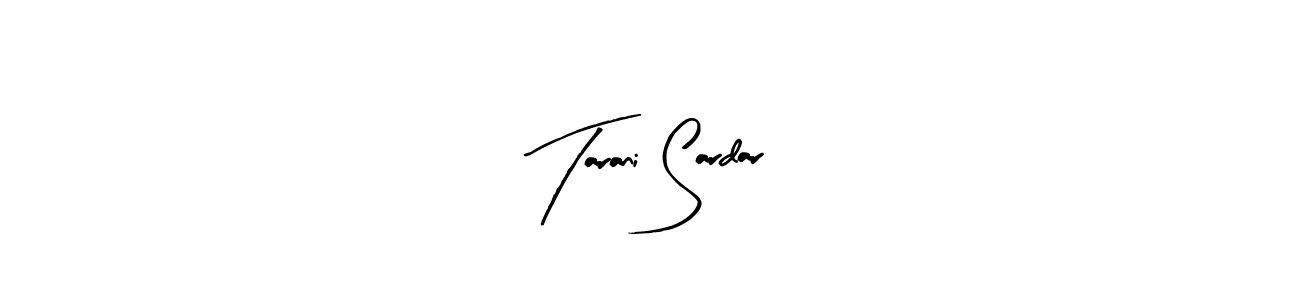 Use a signature maker to create a handwritten signature online. With this signature software, you can design (Arty Signature) your own signature for name Tarani Sardar. Tarani Sardar signature style 8 images and pictures png