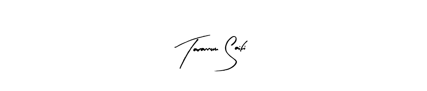 How to Draw Tarannum Saifi signature style? Arty Signature is a latest design signature styles for name Tarannum Saifi. Tarannum Saifi signature style 8 images and pictures png