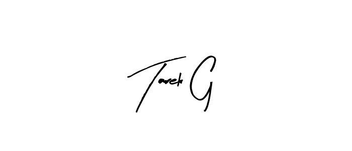 Also You can easily find your signature by using the search form. We will create Tarek G name handwritten signature images for you free of cost using Arty Signature sign style. Tarek G signature style 8 images and pictures png