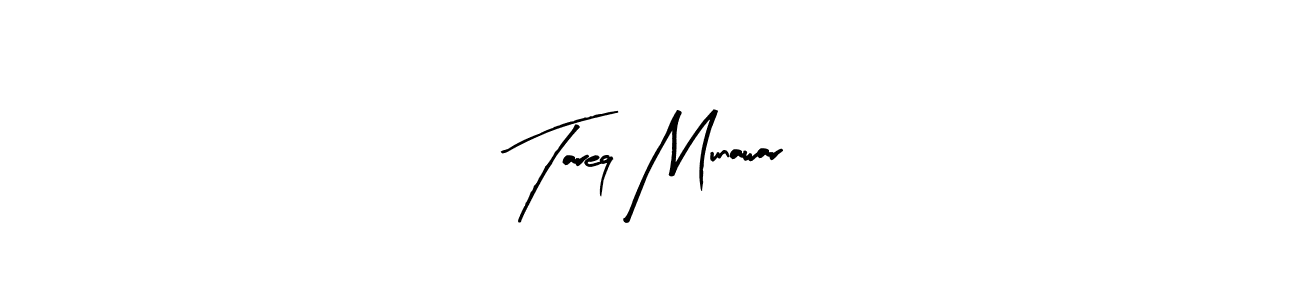 Make a beautiful signature design for name Tareq Munawar. With this signature (Arty Signature) style, you can create a handwritten signature for free. Tareq Munawar signature style 8 images and pictures png