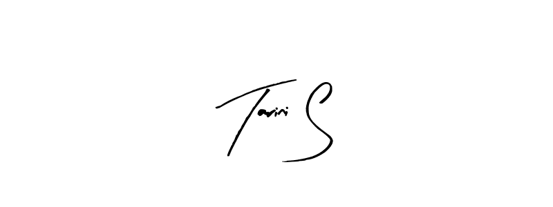 Design your own signature with our free online signature maker. With this signature software, you can create a handwritten (Arty Signature) signature for name Tarini S. Tarini S signature style 8 images and pictures png