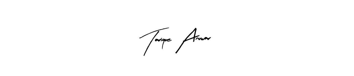 Similarly Arty Signature is the best handwritten signature design. Signature creator online .You can use it as an online autograph creator for name Tarique Anuwar. Tarique Anuwar signature style 8 images and pictures png