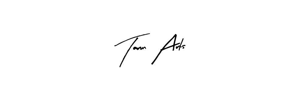 Arty Signature is a professional signature style that is perfect for those who want to add a touch of class to their signature. It is also a great choice for those who want to make their signature more unique. Get Tarun Arts name to fancy signature for free. Tarun Arts signature style 8 images and pictures png