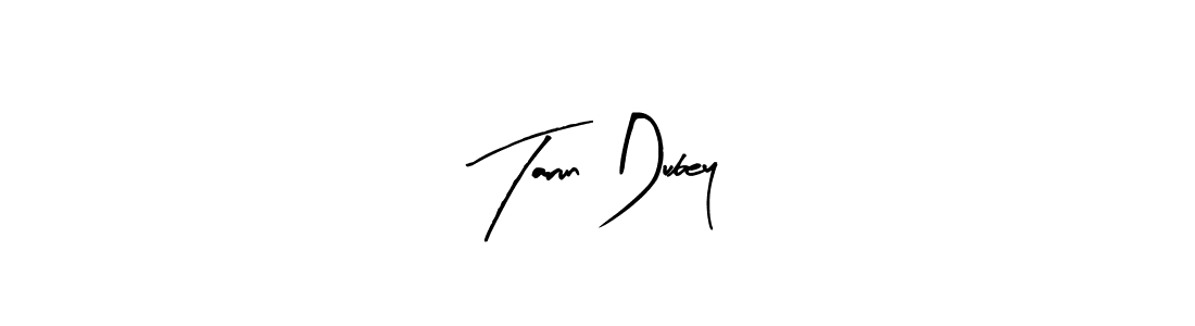 Similarly Arty Signature is the best handwritten signature design. Signature creator online .You can use it as an online autograph creator for name Tarun Dubey. Tarun Dubey signature style 8 images and pictures png