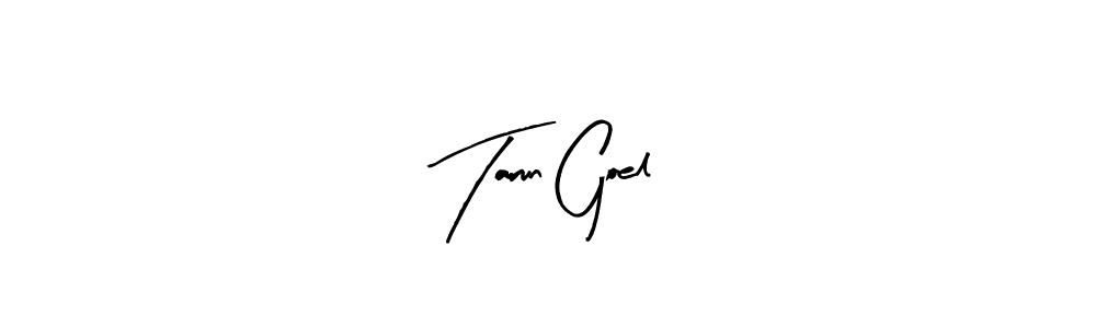 You should practise on your own different ways (Arty Signature) to write your name (Tarun Goel) in signature. don't let someone else do it for you. Tarun Goel signature style 8 images and pictures png