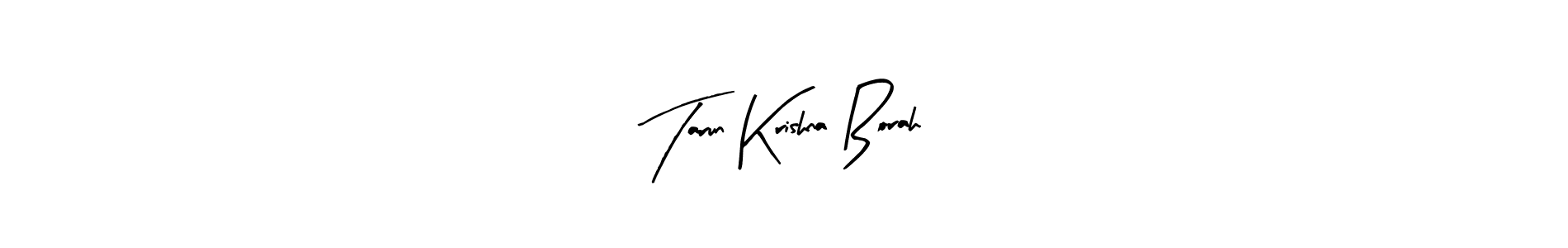 Create a beautiful signature design for name Tarun Krishna Borah. With this signature (Arty Signature) fonts, you can make a handwritten signature for free. Tarun Krishna Borah signature style 8 images and pictures png