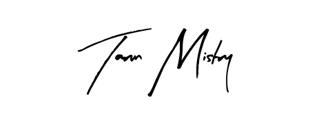 How to make Tarun Mistry name signature. Use Arty Signature style for creating short signs online. This is the latest handwritten sign. Tarun Mistry signature style 8 images and pictures png