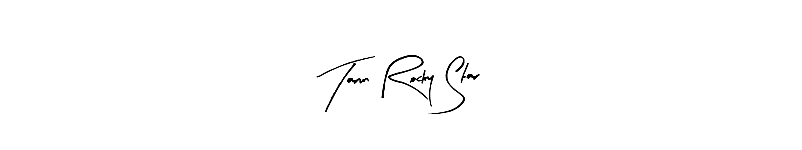 This is the best signature style for the Tarun Rocky Star name. Also you like these signature font (Arty Signature). Mix name signature. Tarun Rocky Star signature style 8 images and pictures png