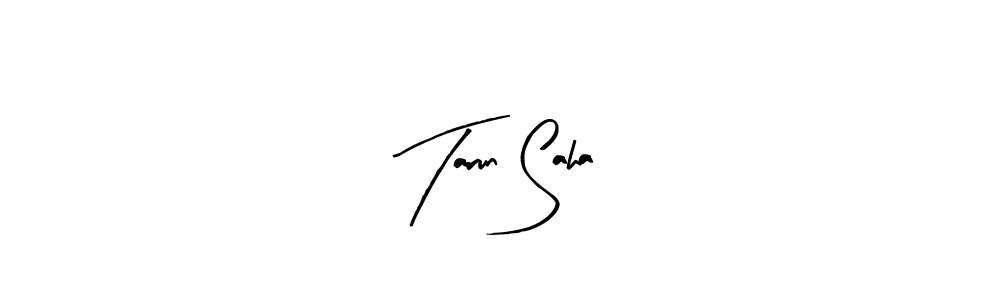 Use a signature maker to create a handwritten signature online. With this signature software, you can design (Arty Signature) your own signature for name Tarun Saha. Tarun Saha signature style 8 images and pictures png