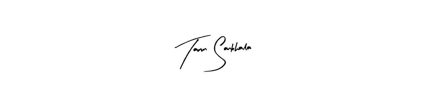 Create a beautiful signature design for name Tarun Sankhala. With this signature (Arty Signature) fonts, you can make a handwritten signature for free. Tarun Sankhala signature style 8 images and pictures png