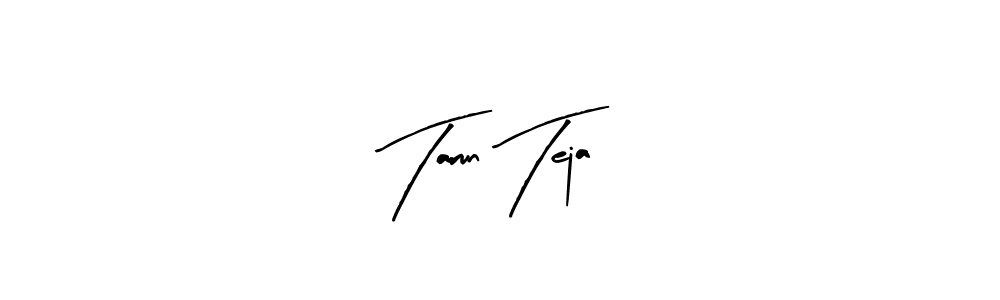 Design your own signature with our free online signature maker. With this signature software, you can create a handwritten (Arty Signature) signature for name Tarun Teja. Tarun Teja signature style 8 images and pictures png