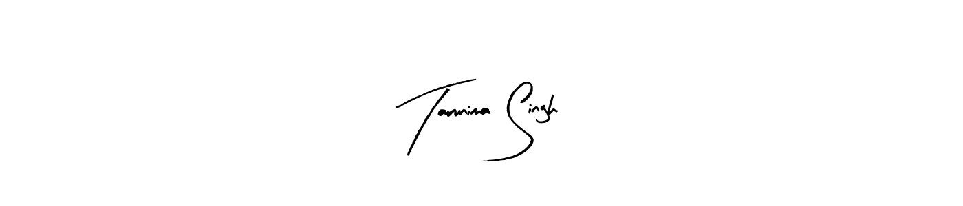 Use a signature maker to create a handwritten signature online. With this signature software, you can design (Arty Signature) your own signature for name Tarunima Singh. Tarunima Singh signature style 8 images and pictures png