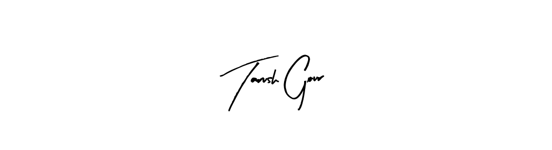 Use a signature maker to create a handwritten signature online. With this signature software, you can design (Arty Signature) your own signature for name Tarush Gour. Tarush Gour signature style 8 images and pictures png