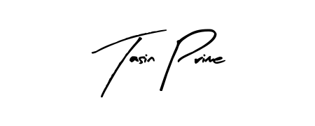 A modern signature idea for name Tasin Prime using Arty Signature font. Clean strokes and elegant curves make it stand out instantly. Tasin Prime signature style 8 images and pictures png
