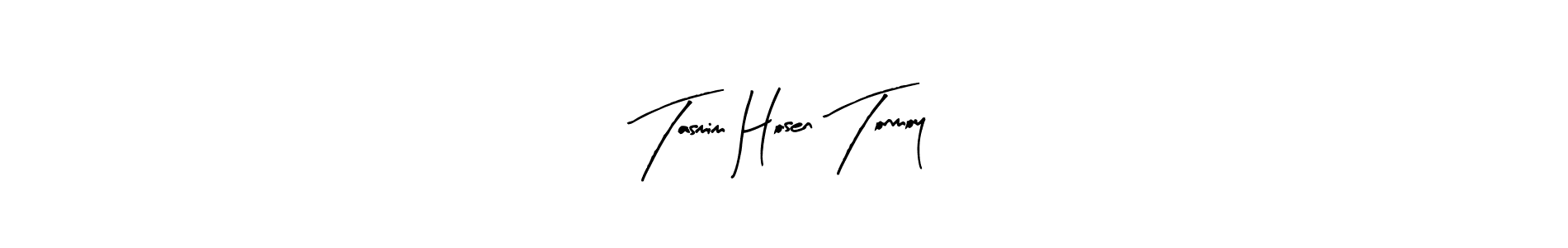 Similarly Arty Signature is the best handwritten signature design. Signature creator online .You can use it as an online autograph creator for name Tasmim Hosen Tonmoy. Tasmim Hosen Tonmoy signature style 8 images and pictures png