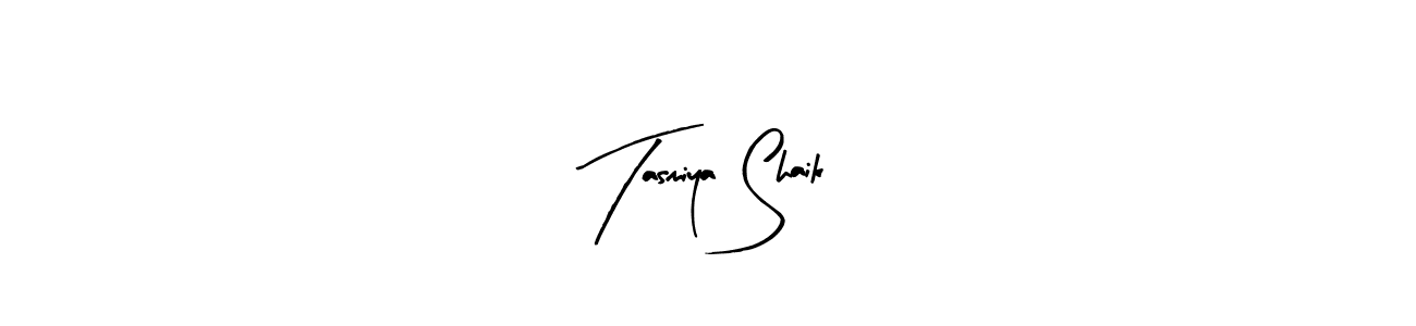 Also we have Tasmiya Shaik name is the best signature style. Create professional handwritten signature collection using Arty Signature autograph style. Tasmiya Shaik signature style 8 images and pictures png