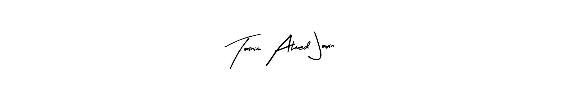 Also You can easily find your signature by using the search form. We will create Tasnim Ahmed Jarin name handwritten signature images for you free of cost using Arty Signature sign style. Tasnim Ahmed Jarin signature style 8 images and pictures png