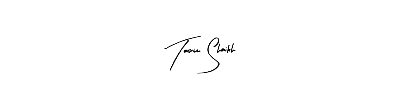 Similarly Arty Signature is the best handwritten signature design. Signature creator online .You can use it as an online autograph creator for name Tasnim Shaikh. Tasnim Shaikh signature style 8 images and pictures png