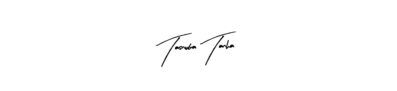 Similarly Arty Signature is the best handwritten signature design. Signature creator online .You can use it as an online autograph creator for name Tasnuba Tanha. Tasnuba Tanha signature style 8 images and pictures png