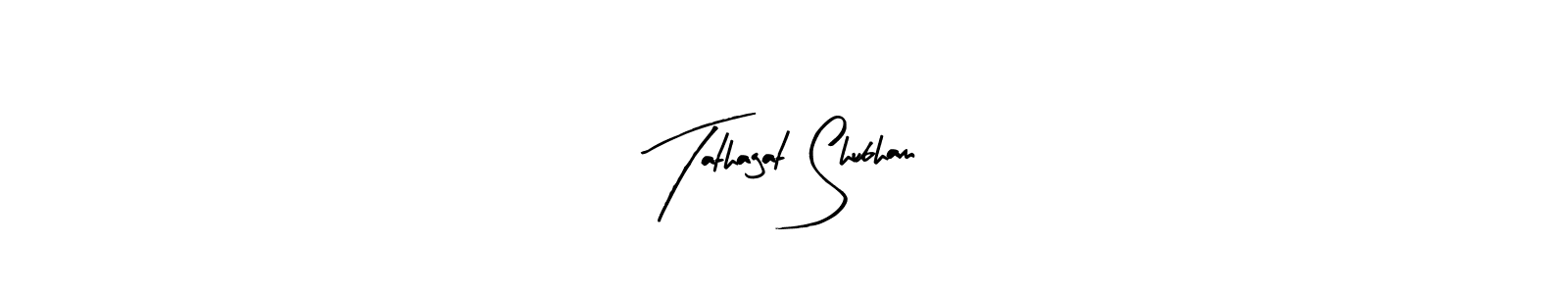 Use a signature maker to create a handwritten signature online. With this signature software, you can design (Arty Signature) your own signature for name Tathagat Shubham. Tathagat Shubham signature style 8 images and pictures png