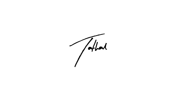 Similarly Arty Signature is the best handwritten signature design. Signature creator online .You can use it as an online autograph creator for name Tathal. Tathal signature style 8 images and pictures png