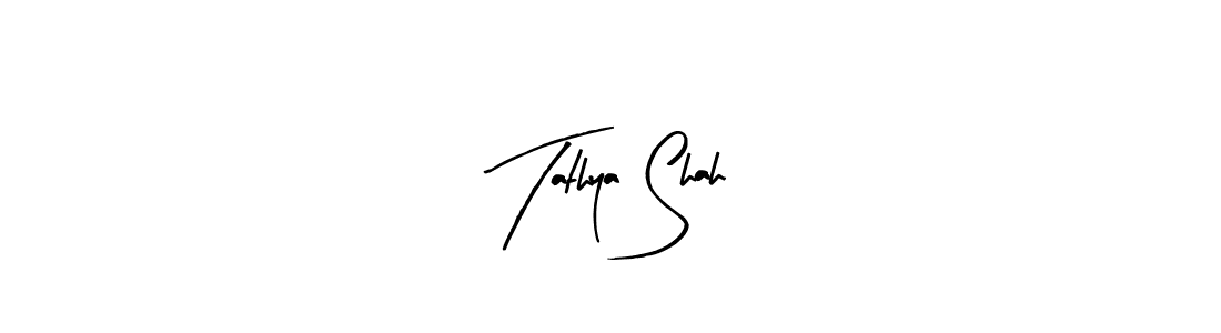 Once you've used our free online signature maker to create your best signature Arty Signature style, it's time to enjoy all of the benefits that Tathya Shah name signing documents. Tathya Shah signature style 8 images and pictures png