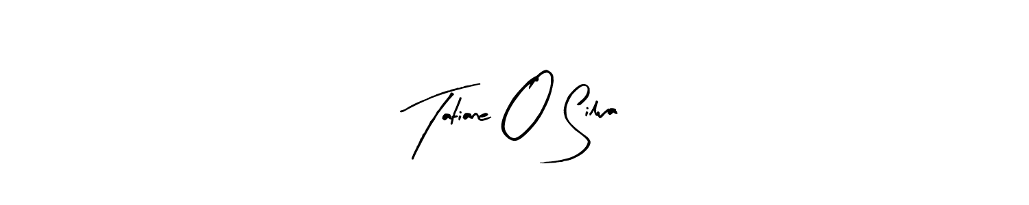 Here are the top 10 professional signature styles for the name Tatiane O Silva. These are the best autograph styles you can use for your name. Tatiane O Silva signature style 8 images and pictures png