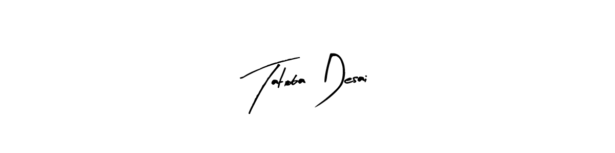 How to Draw Tatoba Desai signature style? Arty Signature is a latest design signature styles for name Tatoba Desai. Tatoba Desai signature style 8 images and pictures png