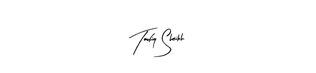 This is the best signature style for the Taufiq Sheikh name. Also you like these signature font (Arty Signature). Mix name signature. Taufiq Sheikh signature style 8 images and pictures png