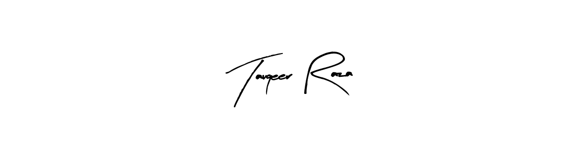 You can use this online signature creator to create a handwritten signature for the name Tauqeer Raza. This is the best online autograph maker. Tauqeer Raza signature style 8 images and pictures png