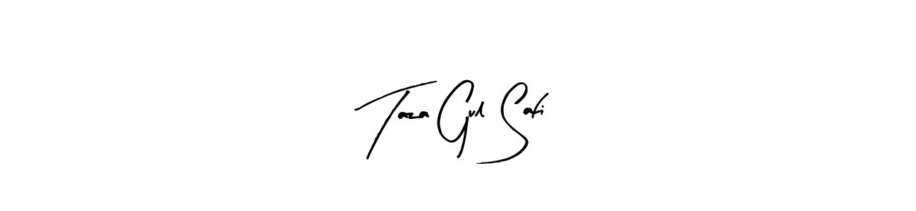 How to make Taza Gul Safi signature? Arty Signature is a professional autograph style. Create handwritten signature for Taza Gul Safi name. Taza Gul Safi signature style 8 images and pictures png