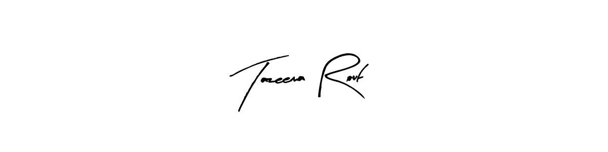 You should practise on your own different ways (Arty Signature) to write your name (Tazeema Rouf) in signature. don't let someone else do it for you. Tazeema Rouf signature style 8 images and pictures png