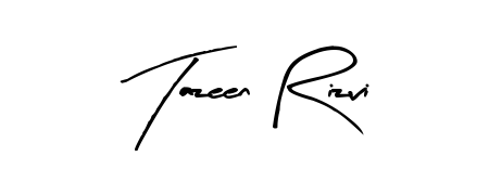 Master the art of signing with Tazeen Rizvi written in fluent Arty Signature script. A great template to practice and refine your handwriting. Tazeen Rizvi signature style 8 images and pictures png