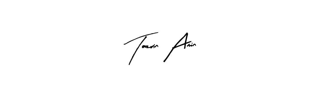 Make a beautiful signature design for name Tazrin Amin. With this signature (Arty Signature) style, you can create a handwritten signature for free. Tazrin Amin signature style 8 images and pictures png