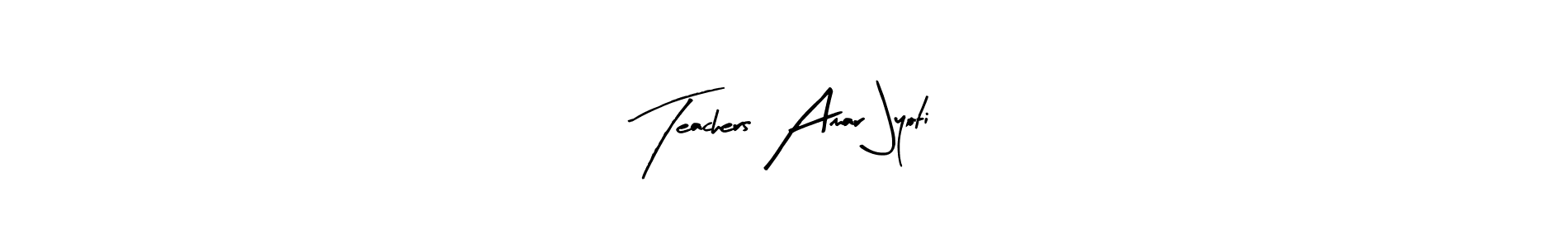 Make a beautiful signature design for name Teachers Amar Jyoti. Use this online signature maker to create a handwritten signature for free. Teachers Amar Jyoti signature style 8 images and pictures png