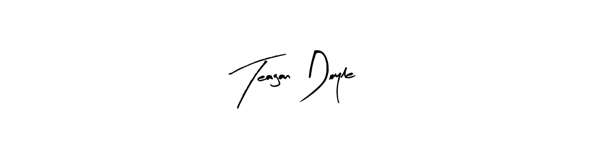 Make a beautiful signature design for name Teagan Doyle. With this signature (Arty Signature) style, you can create a handwritten signature for free. Teagan Doyle signature style 8 images and pictures png