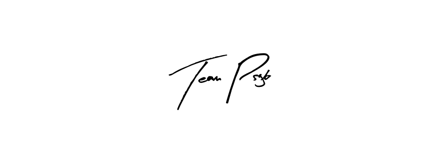 Design your own signature with our free online signature maker. With this signature software, you can create a handwritten (Arty Signature) signature for name Team Psgb. Team Psgb signature style 8 images and pictures png