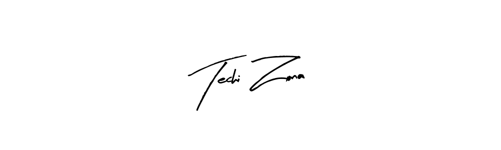 How to make Techi Zona signature? Arty Signature is a professional autograph style. Create handwritten signature for Techi Zona name. Techi Zona signature style 8 images and pictures png