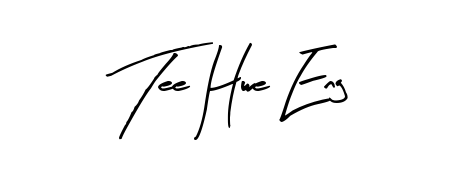The Arty Signature handwriting style adds charm and authenticity to name Tee Hwe Eng. A wonderful choice for personal thank-you notes. Tee Hwe Eng signature style 8 images and pictures png
