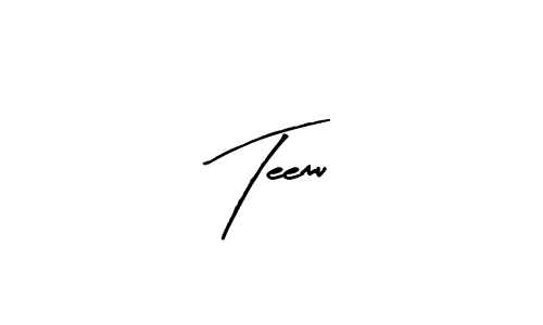 Arty Signature is a professional signature style that is perfect for those who want to add a touch of class to their signature. It is also a great choice for those who want to make their signature more unique. Get Teemu name to fancy signature for free. Teemu signature style 8 images and pictures png