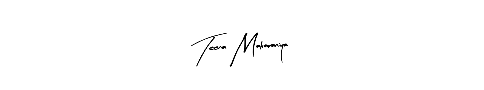 How to Draw Teena Makaraniya signature style? Arty Signature is a latest design signature styles for name Teena Makaraniya. Teena Makaraniya signature style 8 images and pictures png