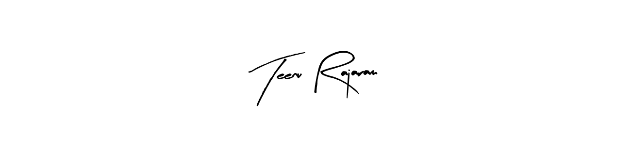 if you are searching for the best signature style for your name Teenu Rajaram. so please give up your signature search. here we have designed multiple signature styles  using Arty Signature. Teenu Rajaram signature style 8 images and pictures png