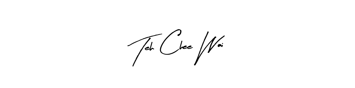 if you are searching for the best signature style for your name Teh Chee Wai. so please give up your signature search. here we have designed multiple signature styles  using Arty Signature. Teh Chee Wai signature style 8 images and pictures png