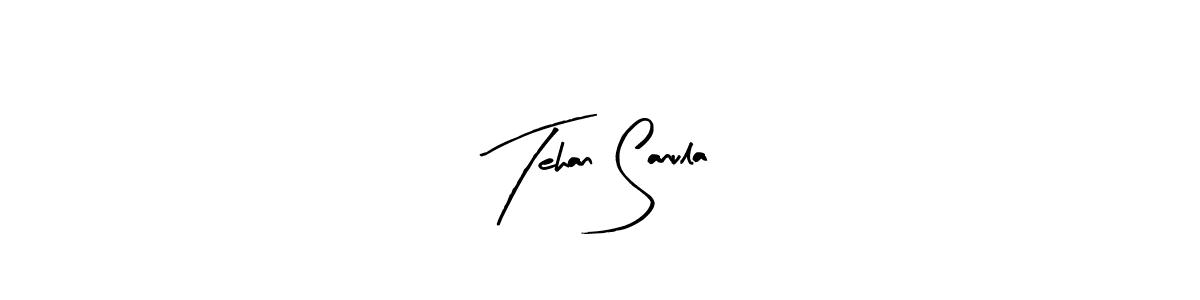 Arty Signature is a professional signature style that is perfect for those who want to add a touch of class to their signature. It is also a great choice for those who want to make their signature more unique. Get Tehan Sanula name to fancy signature for free. Tehan Sanula signature style 8 images and pictures png