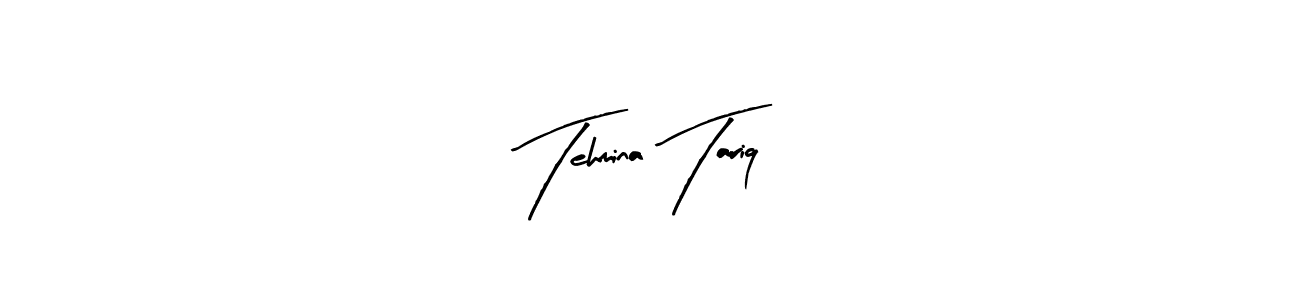 Use a signature maker to create a handwritten signature online. With this signature software, you can design (Arty Signature) your own signature for name Tehmina Tariq. Tehmina Tariq signature style 8 images and pictures png