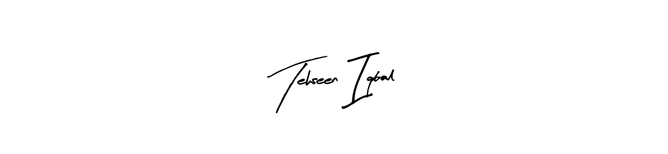 How to Draw Tehseen Iqbal signature style? Arty Signature is a latest design signature styles for name Tehseen Iqbal. Tehseen Iqbal signature style 8 images and pictures png