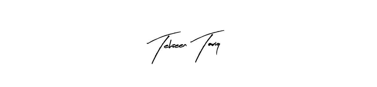 This is the best signature style for the Tehseen Tariq name. Also you like these signature font (Arty Signature). Mix name signature. Tehseen Tariq signature style 8 images and pictures png