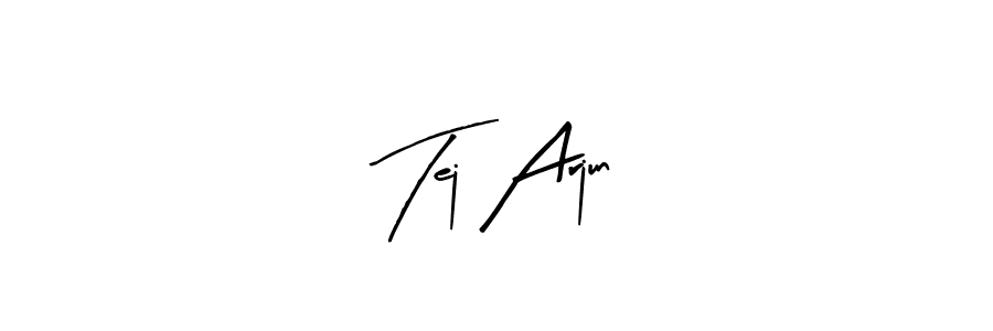 How to Draw Tej Arjun signature style? Arty Signature is a latest design signature styles for name Tej Arjun. Tej Arjun signature style 8 images and pictures png